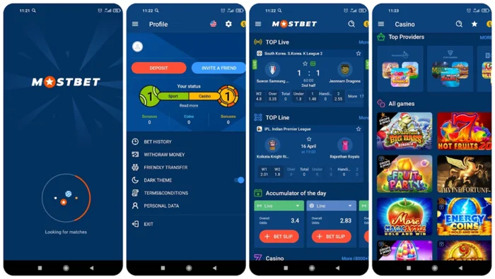 Download Mostbet on Android APK